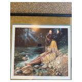 The American Indian  Signed & Numbered Print by Jerry Crandell
