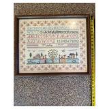 Framed Stitch Sampler Pairing