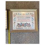 Framed Stitch Sampler Pairing