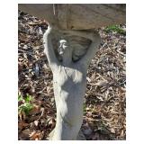 Breathtaking Sea Goddess Amphitrite Concrete Birdbath