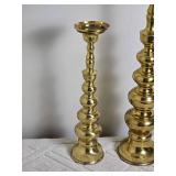 Beautiful Vintage Brass Candlestick Pair