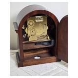 Gorgeous Mahogany Inlay Howard Miller Mantle Clock