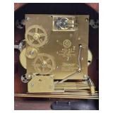 Gorgeous Mahogany Inlay Howard Miller Mantle Clock