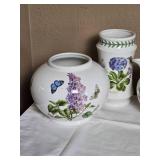 Darling Portmarion Handpainted Botanical Vase Collection - (6)