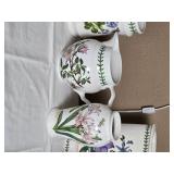 Darling Portmarion Handpainted Botanical Vase Collection - (6)