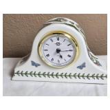 Darling Portmarion Handpainted Mantle Clock