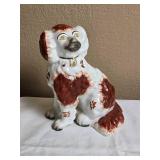 Royal Daulton Mantle Dog  - Cavalier King Charles Spaniel - Auburn / White