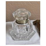 Awesome Vintage Inkwell Pair