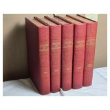 Leather Bound Book Set - History of Minnesota - The American Historical Society - Vol. 1-5