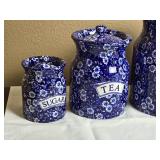 Charming Labeled Kitchen Canister Collection - (5)