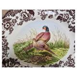 Spode Handpainted Bird Decorative Platter Pair - Woodland