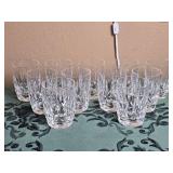 Waterford Fine Crystal Water Glass Set - 11