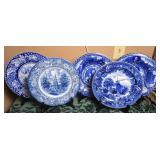 Staffordshire American Historical Decorative Plates - (5)