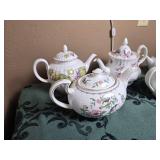 Adorable White Teapot Collection - (5)