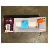 Home Decorators Collection Alberson Collection 3-Light Brushed Nickel LED Vanity Light with Frosted Acrylic Shade  Customer Returns See Pictures