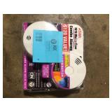 Lot of Kidde 10-Year Worry-Free Smoke and Carbon Monoxide Detector, Battery Powered with Voice Alarm (2-Pack)  Customer Returns See Pictures