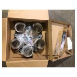 Hampton Bay Castleford 5-Light Oil Rubbed Bronze Transitional Classic Chandelier for Dining Areas with No Bulbs Included  Customer Returns See Pictures