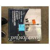 Hampton Bay Castleford 5-Light Oil Rubbed Bronze Transitional Classic Chandelier for Dining Areas with No Bulbs Included  Customer Returns See Pictures