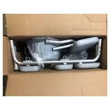 Padded Seat Transfer Bench with Commode Opening by Drive Medical  Customer Returns See Pictures