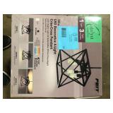 Feit Electric Katalyst 60-Watt 4-Light Matte Black Modern Adjustable CCT and 3-Light Modes Integrated LED Pendant Light   Customer Returns See Pictures