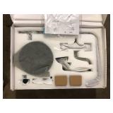 BWE 3-Spray Patterns With 2.5 GPM 12 in. Showerhead Wall Mounted Dual Shower Heads With Valve in Matte Black   Customer Returns See Pictures