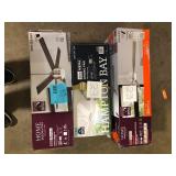 Lot of Assorted Ceiling Lighting Fans Various Models and Conditions  Customer Returns See Pictures