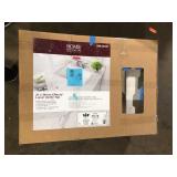 Home Decorators Collection 31 in. W x 22 in. D Engineered Stone Composite White Rectangular Single Sink Vanity Top in Lunar Customer Returns See Pictures