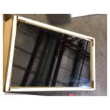 Gold Rectangular Mirror  Customer Returns See Pictures