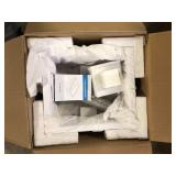 LORDEAR Granite Composite 18 in. x 16 in. x 9 in. White Single Bowl Undermount Bar Sink Customer Returns See Pictures