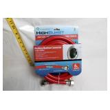 HighBurst Heavy-Duty Washing Machine Connector Hose - 6 ft Length