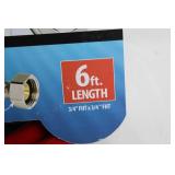 HighBurst Heavy-Duty Washing Machine Connector Hose - 6 ft Length