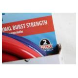 Set of 2 Heavy-Duty Washing Machine Hoses with 6 ft Length - Red and Blue