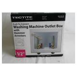 Tectite 1/2" Push-To-Connect Washing Machine Outlet Box with Hammer Arrestors