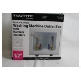 Tectite 1/2" Push-To-Connect Washing Machine Outlet Box with Hammer Arrestors