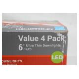 Value 4 Pack 6" Ultra Thin LED Downlights by Halo
