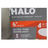 Value 4 Pack 6" Ultra Thin LED Downlights by Halo