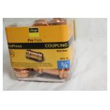Viega ProPress Copper Couplings with Stop - 3/4 Inch, Container