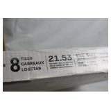 U-Tile Modular Carpet Tile Set, 8 Pieces, Black