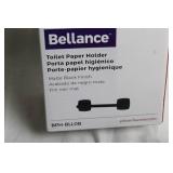 Bellance Matte Black Toilet Paper Holder