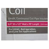 ArmaFlex Coil Pipe Insulation for 1/2" Copper/PEX/CPVC
