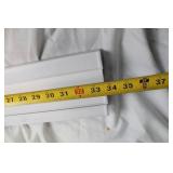 White Head Rail for Window Blind, 33" Length