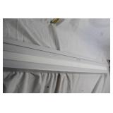 White Vertical Blind Head Rail with Hardware