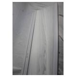 White Vertical Blind Head Rail with Hardware