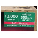 LG Window Air Conditioner 12,000 BTU with Heating and Remote