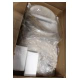 Set of 2 Beige Counter Stools