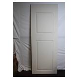 Hollow Core 2-Panel Square Top Molded Slab Door - 30"x80"
