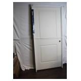 36" x 80" Molded 2-Panel Smooth Left Hand Door with Frame