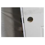 36" x 80" Molded 2-Panel Smooth Left Hand Door with Frame