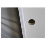 36x80 Molded 2-Panel Smooth Interior Door with Satin Nickel Finish