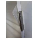 36x80 Molded 2-Panel Smooth Interior Door with Satin Nickel Finish